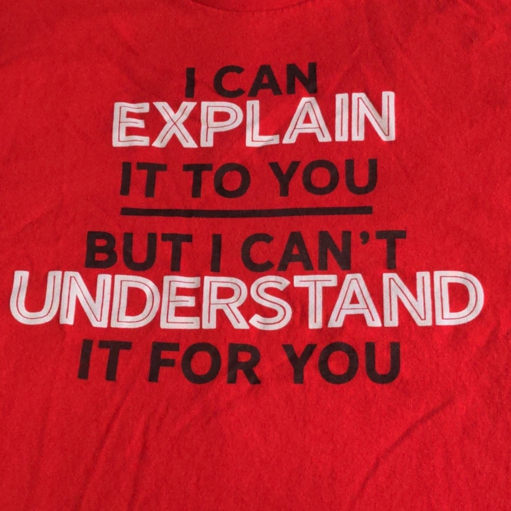 🌞 deals! Graphic t-shirt size L large funny snarky tee